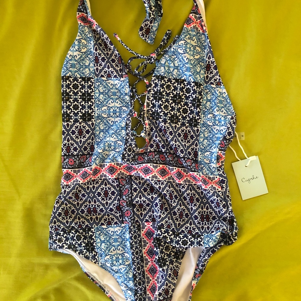 Cupshe-Listen to me Halter swimsuit